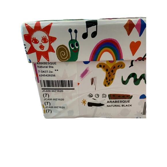 Jeffrey Campbell Arabesque Ballet Flat Bow Slip On Leather Cap Toe Black Size 7 - Picture 12 of 12